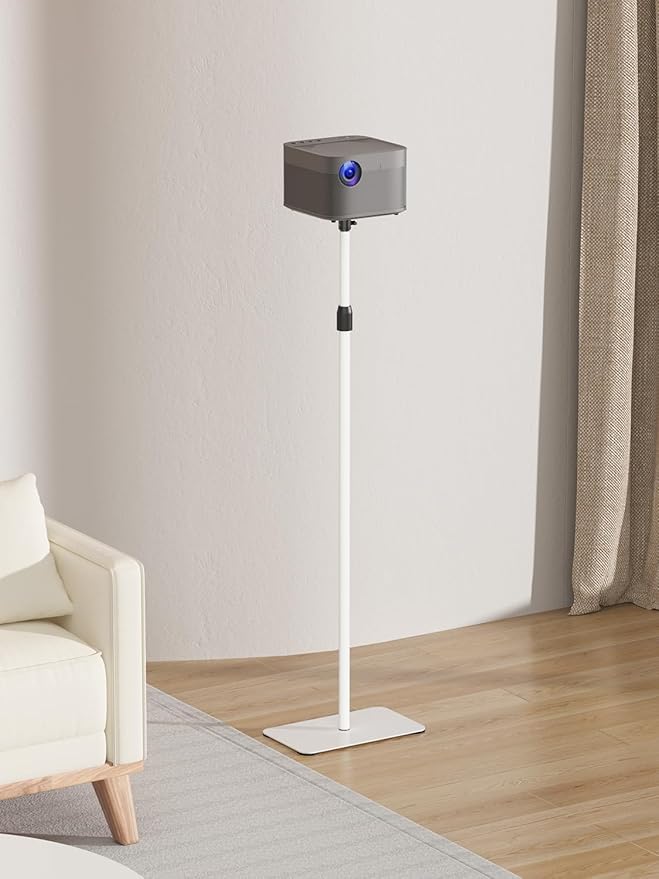 suptek Exdentable 63.9" Projector Stand 360°Swivel, Height Adjustable