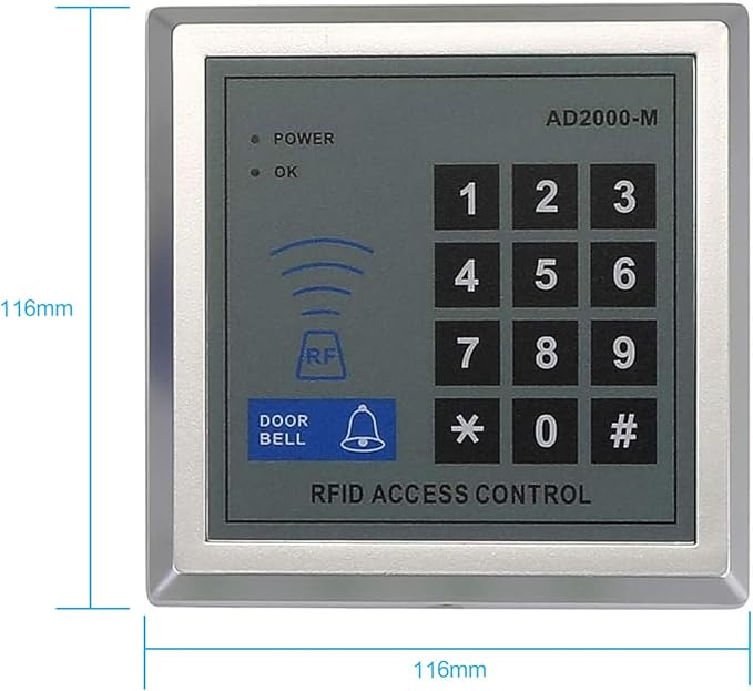 AGPTEK RFID Door Access Control System Kit, Home Security System