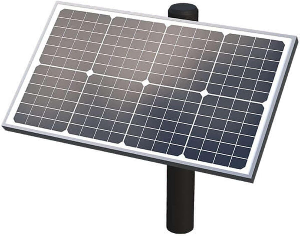 Ghost Controls Heavy Duty 30W Single Solar Automatic Gate Opener Wireless Acc...