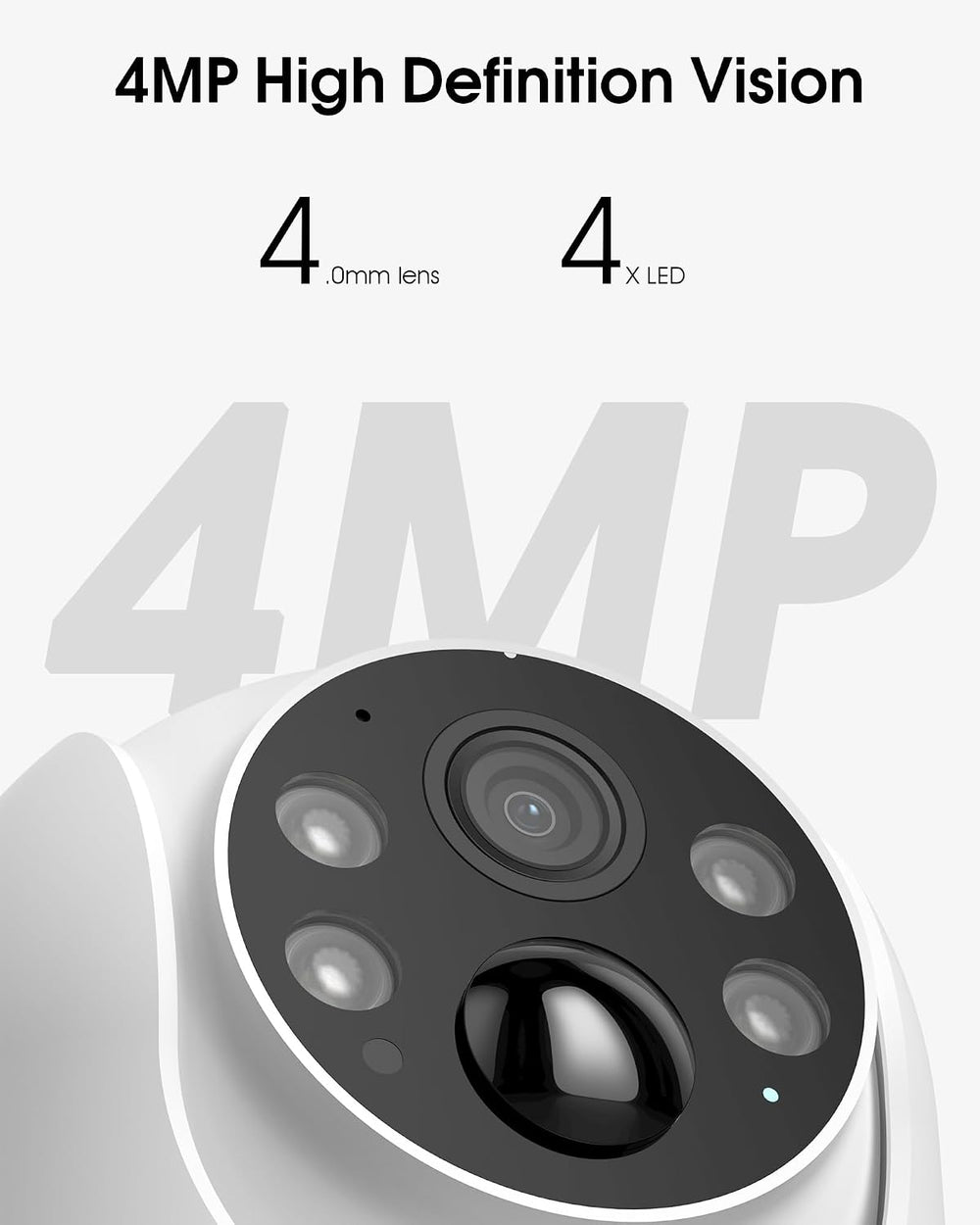 ARCCTV Solar Security Cameras Wireless Outdoor 4MP 2.5K HD