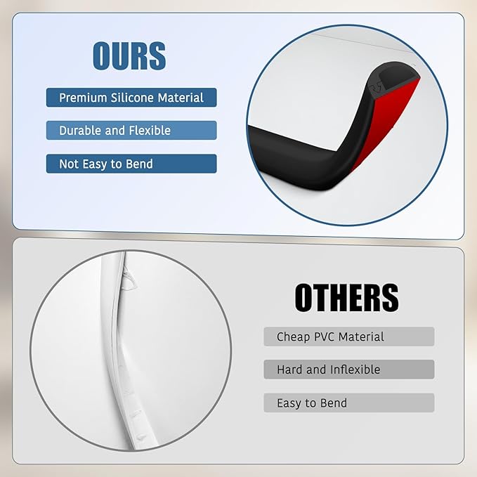 Silicone Wall Wire Hider, Side Open Wire Covers