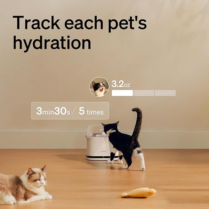 PETLIBRO Cats Water Fountain for Multi Cats, Cat Fountain