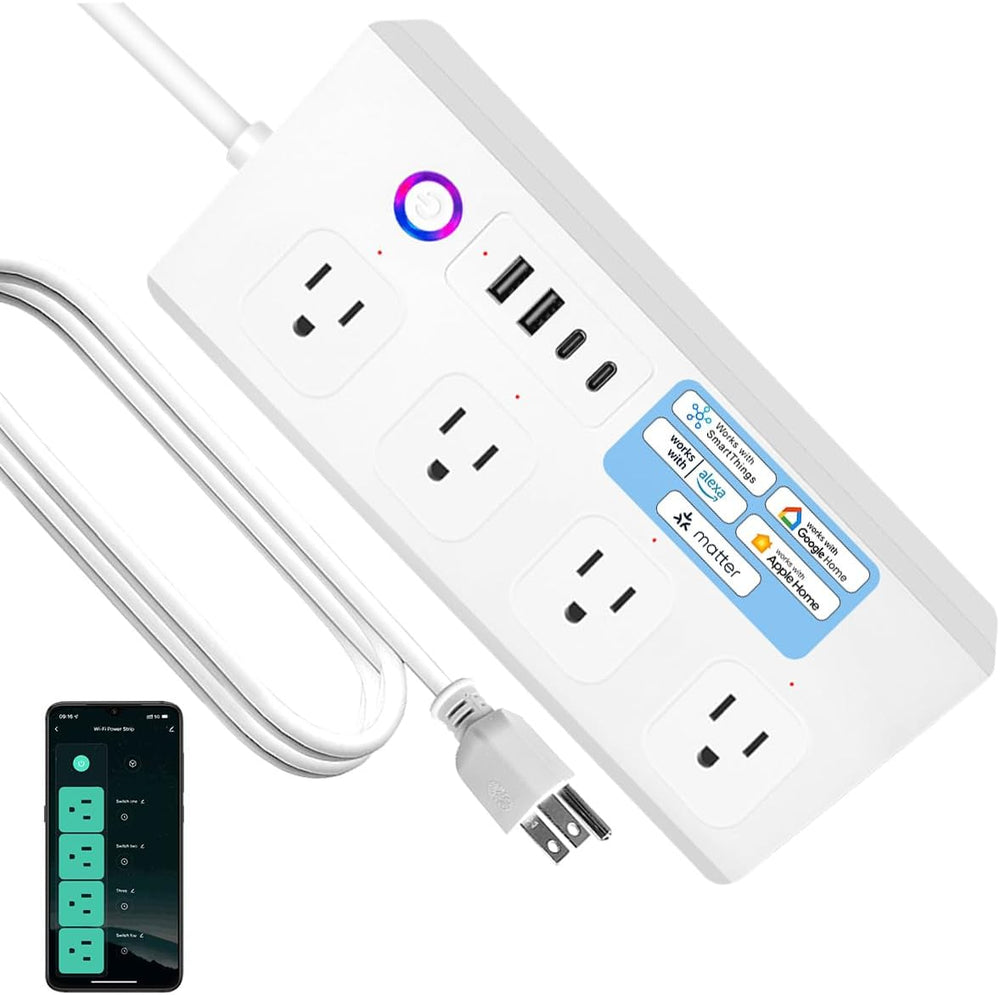 Matter Smart Power Strip, Works