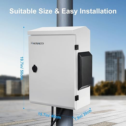 Outdoor Electrical Box, Cold-Rolled Steel Plate, Aluminum Alloy Back Beam