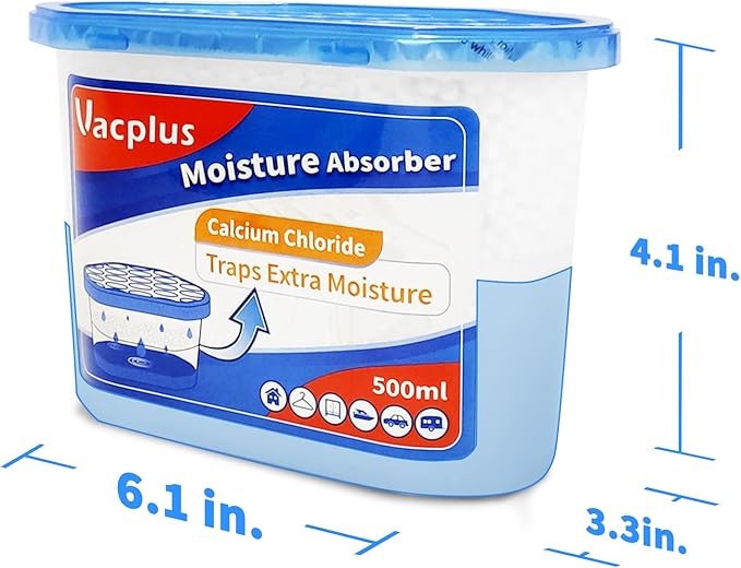 Vacplus Moisture Absorbers 16 Pack, 10.5 Oz, Humidity Absorber Boxes Attracts