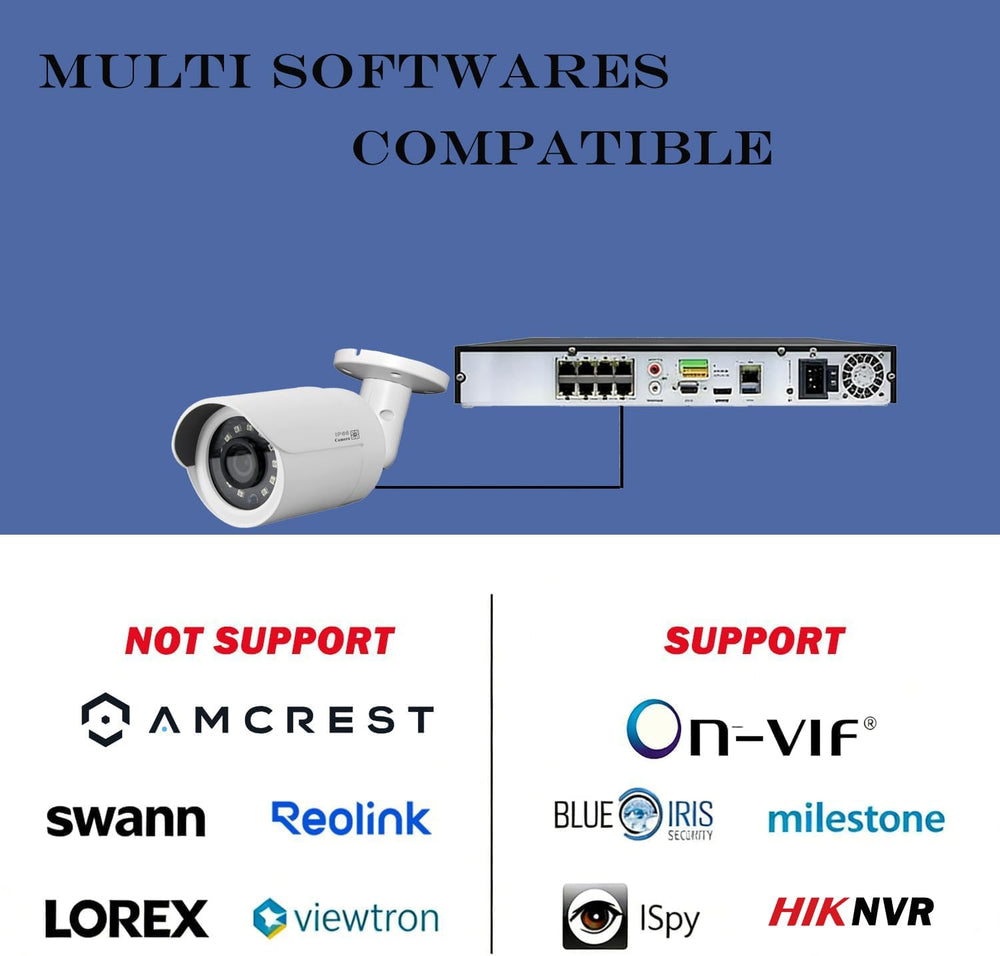 Real HD 4MP PoE IP Bullet Outdoor Camera, 2.8mm Wide Angle, H.265, IP66 Weath...