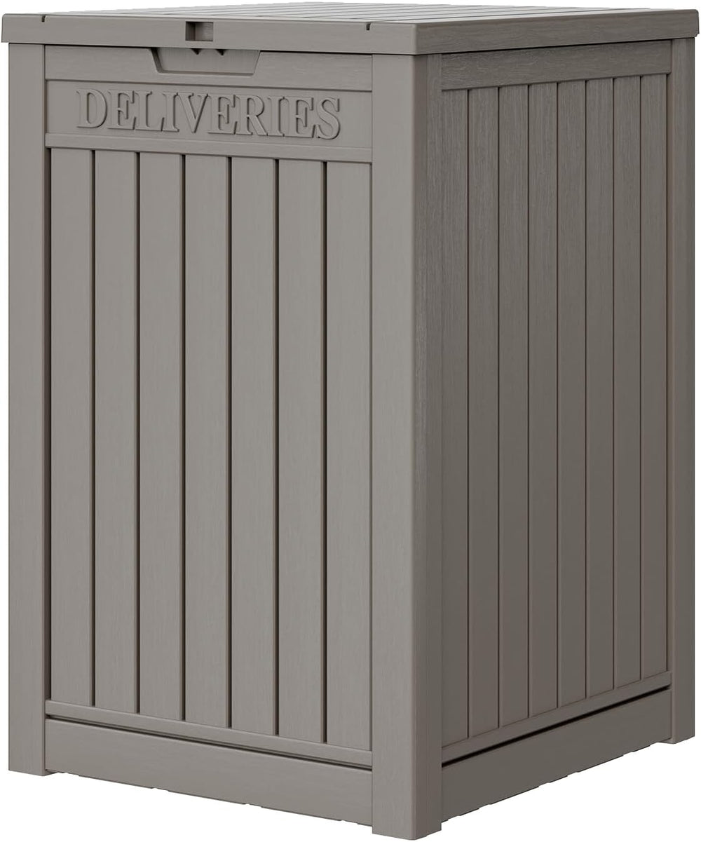 LHBGO Package Delivery Box for Outside, 48 Gallon Storage with Lockable Secur...