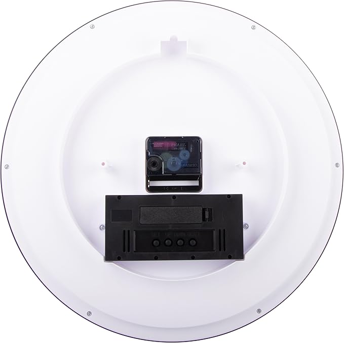 OSTAR 14" Large Analog Digital Display Wall Clock Silent Non-Ticking, Da...