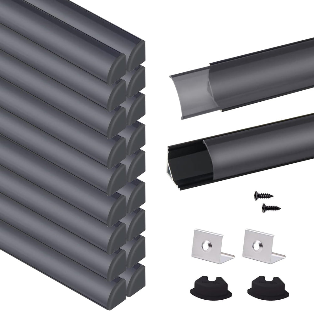 VST 20pack 3.3 ft LED Channel, V Shape Led Diffuser Channel, LED Aluminum