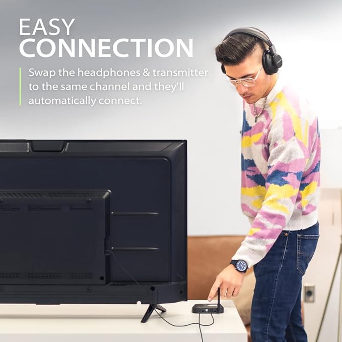 Avantree Shift - Wireless TV Multiple Headphones Pack,