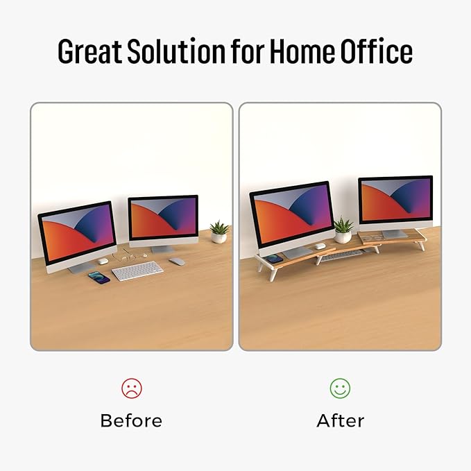 loukin Dual Monitor Stand Riser