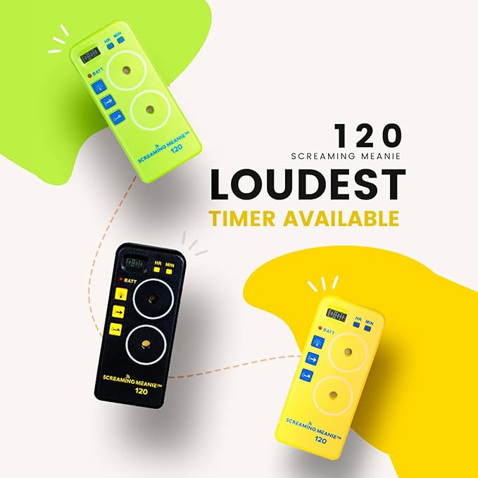 Screaming Meanie TZ-120 Extremely Loud Alarm Timer, or Travelers