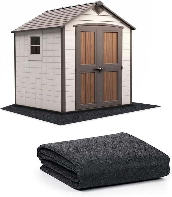 10 x 12 FT Outdoor Storage Shed Mat, Waterproof Storage Shed Flooring Mat