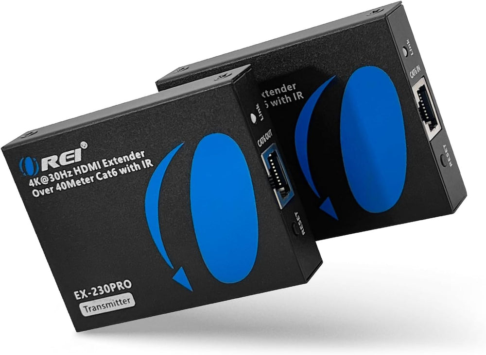 OREI HDMI Over Ethernet Extender Over Single CAT6/7 Ethernet Cable 4K@30Hz Up
