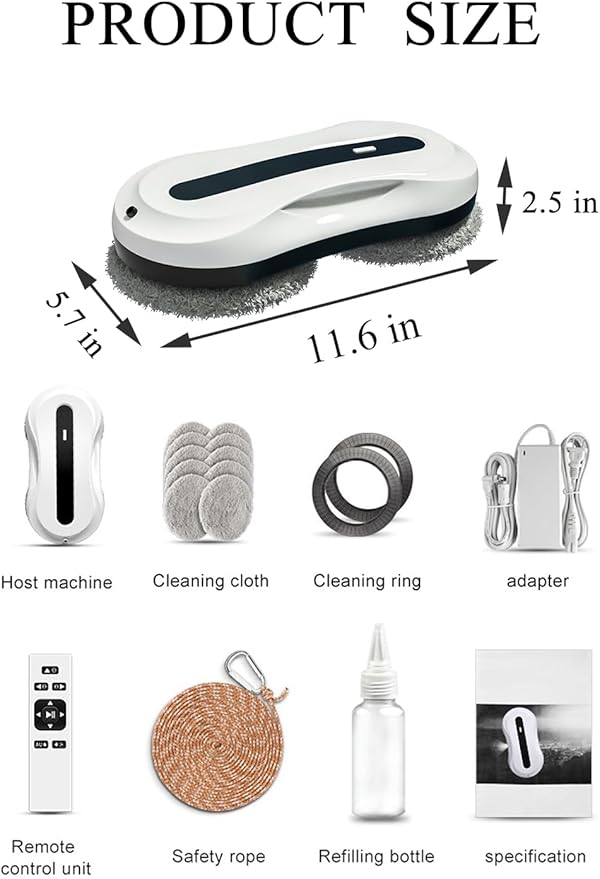 KADSKAN Window Cleaning Robot, Automatic Window Cleaner