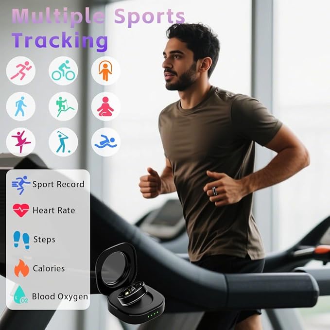 Fitness Tracker Ring for Men Women – Smart Ring