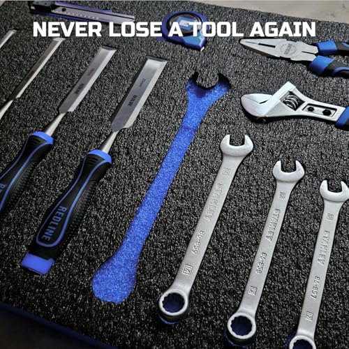 ONREVA Tool Box Foam Organizer 48x24x2 inch 1PC, Kaizen Sheets for Pro Tool C...