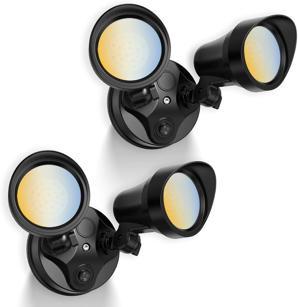 ALUSSO Dusk to Dawn Outdoor Lighting, 25W 2000LM Dusk Till Dawn Outdoor Light