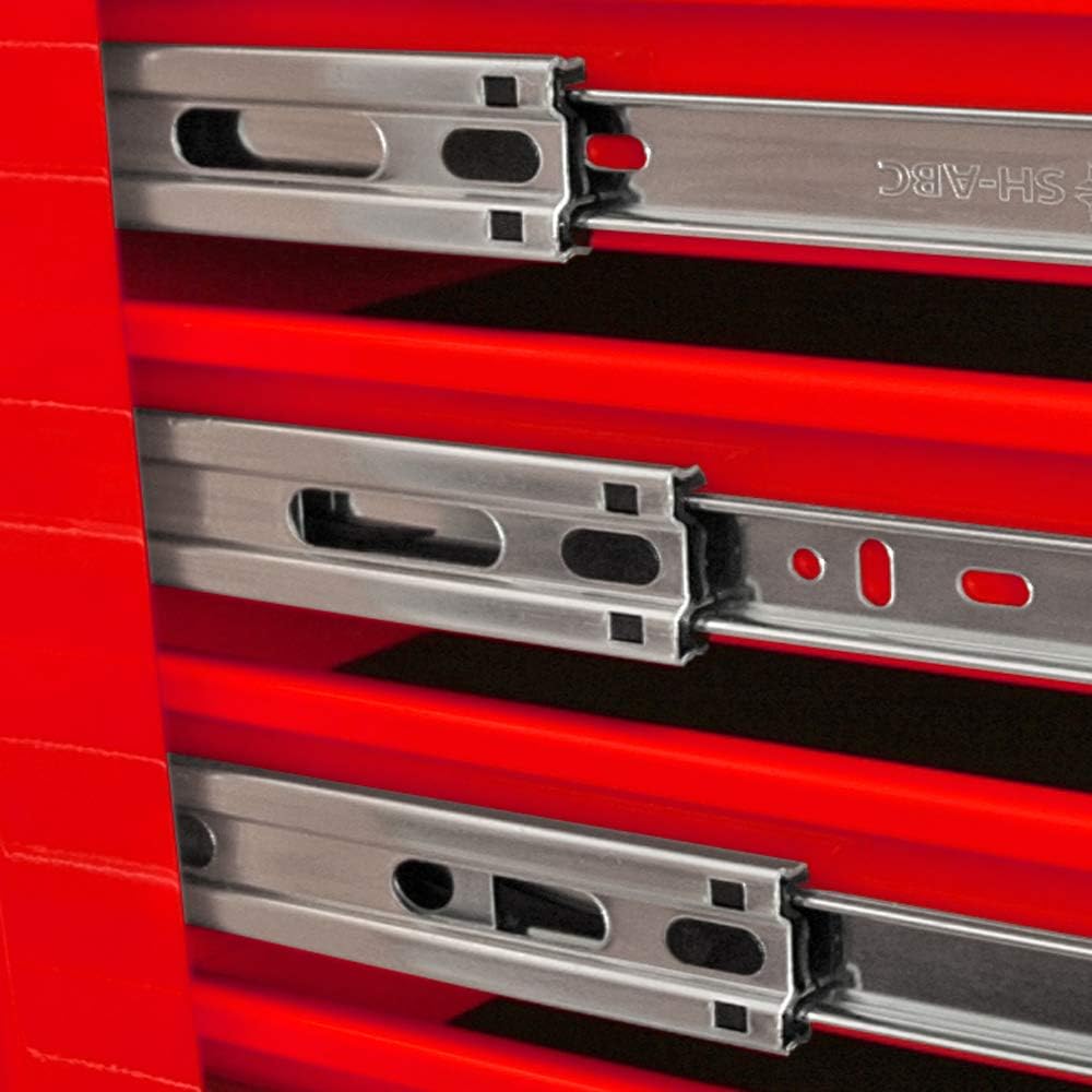 Homak H2PRO Series 72-Inch 10-Drawer Top Chest, Red, RD02010720