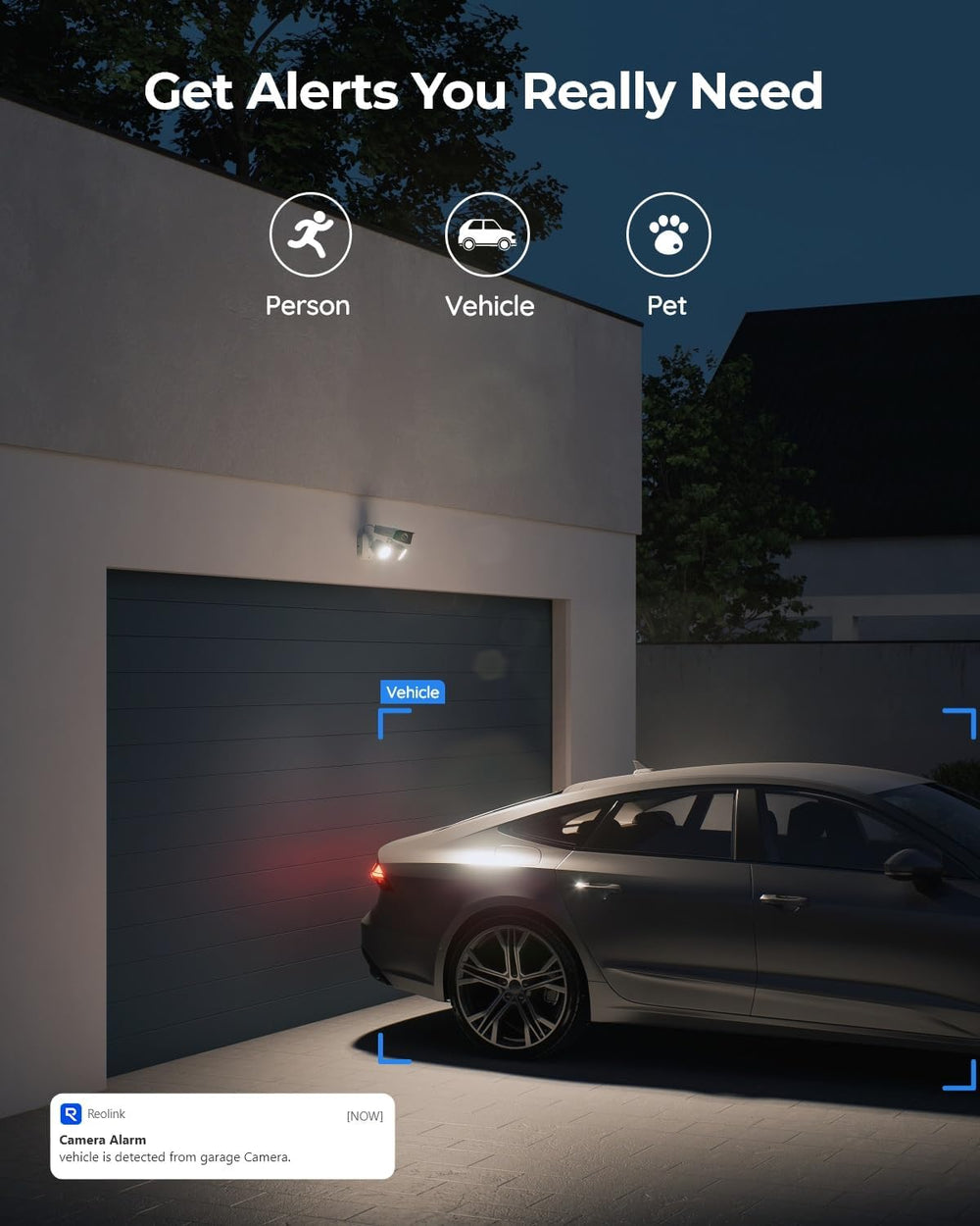 REOLINK 4K PoE Security Camera Duo Floodlight PoE, 180° Ultra-Wide Angle