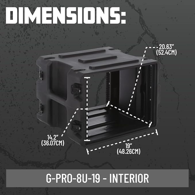 Gator Cases Pro Series 8U Rack Case