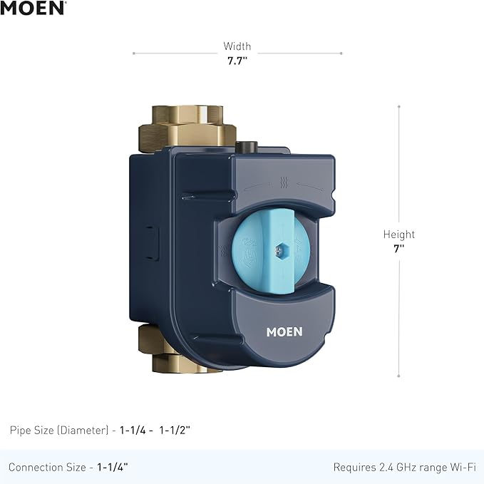 Moen Flo Smart Water Monitor and Automatic Shutoff Sensor, Wi-Fi Connected