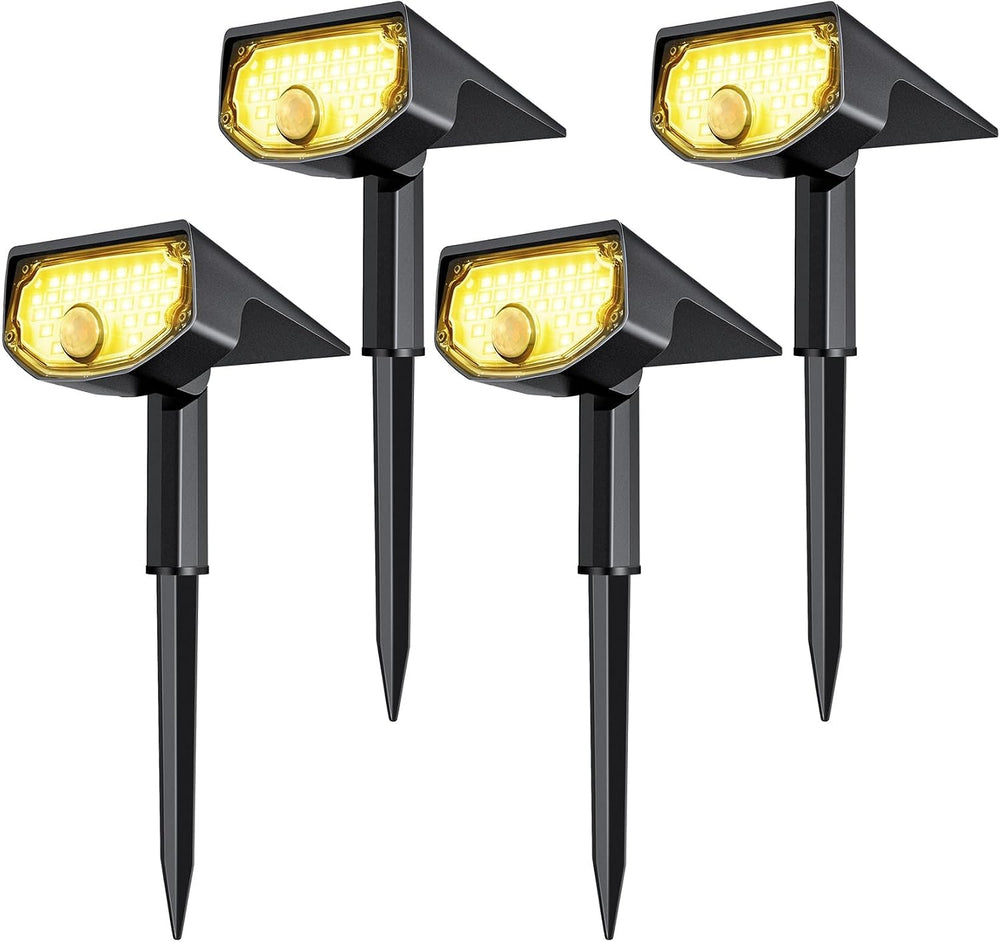 AloftSun Solar Motion Sensor Outdoor Lights, Waterproof Motion Sensor Spot