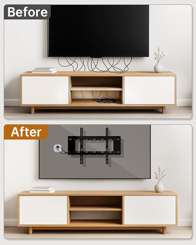 HAPYTHDA in-Wall Cable Management Kit, Wire Hider