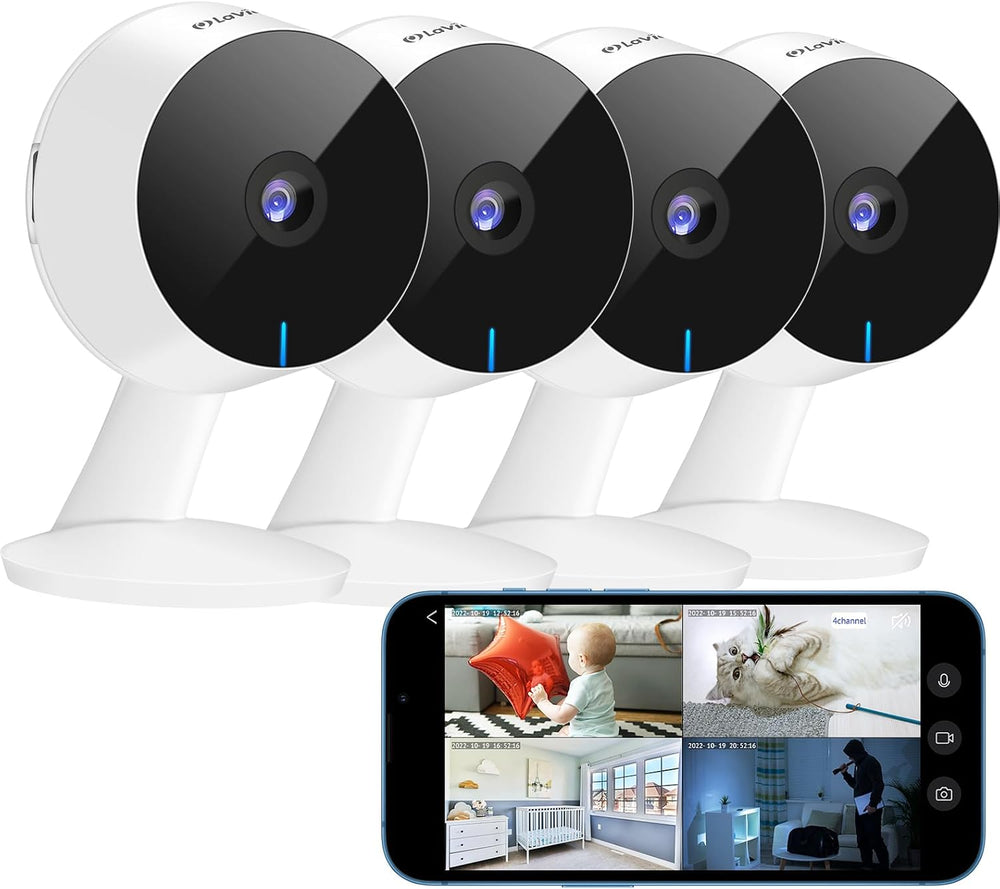 LaView 5MP 3K Cameras for Home Security Indoor, Home Security Camera for