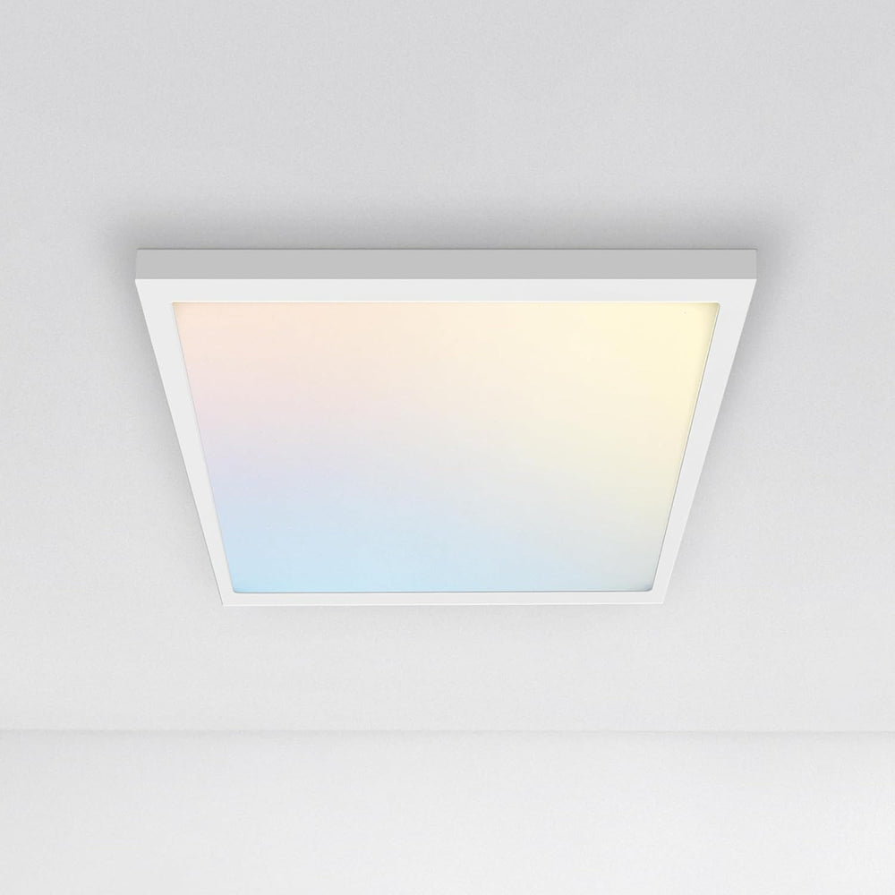 ASD LED 12" Square Flush Mount Ceiling Light Fixture, Low Profile Surface