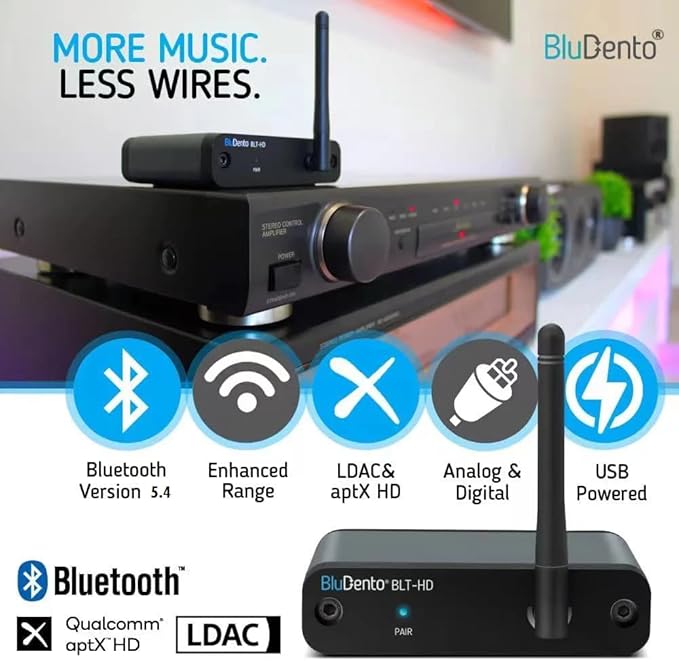 BLT-HD LDAC/aptX HD Bluetooth 5.1 Hi-Fi Receiver