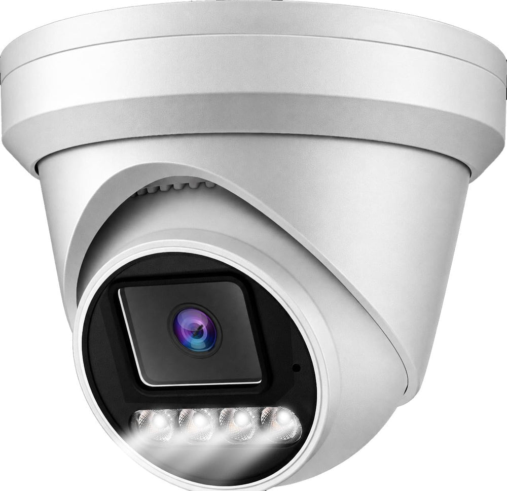 Real HD 8MP 4K PoE IP Full Color Night Vision Security Camera Outdoor, 2.8mm ...