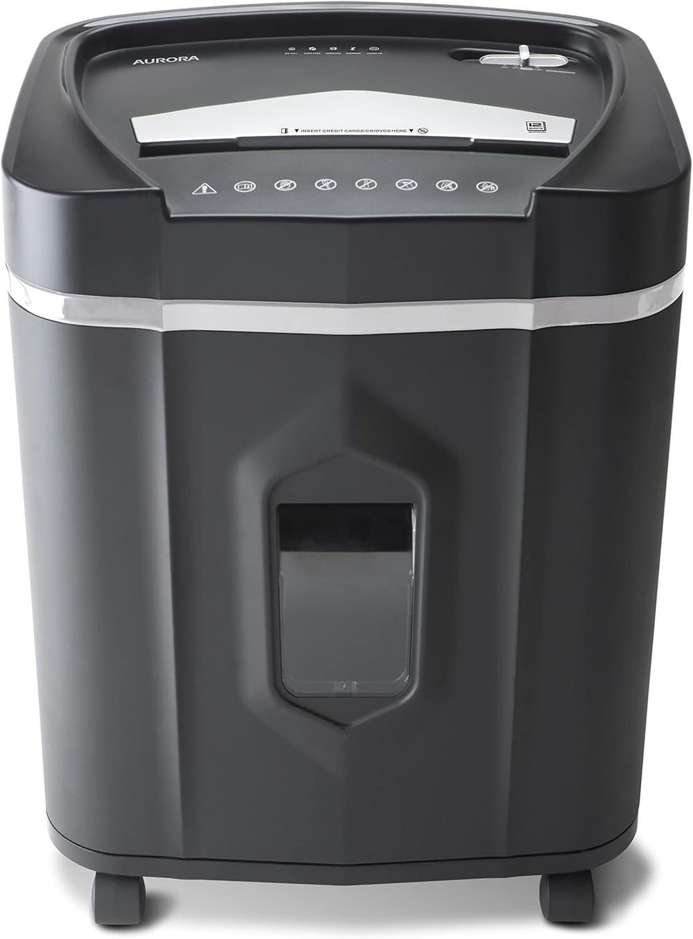 Aurora High-Security 12-Sheet Micro-Cut Paper/CD and Credit Card Shredder