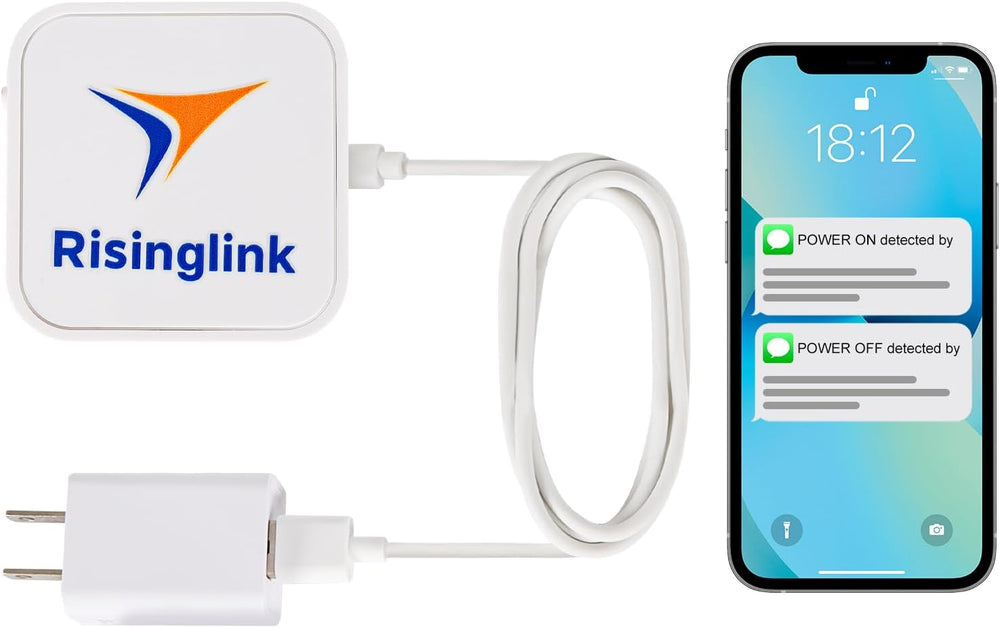Risinglink Power Failure Alarm, Power Failure Detector,