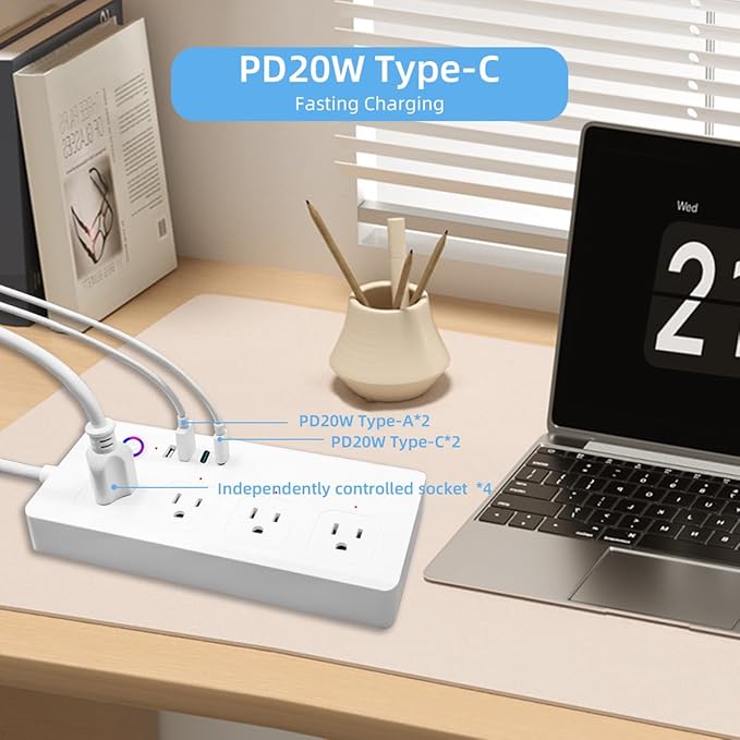 Matter Smart Power Strip, Works