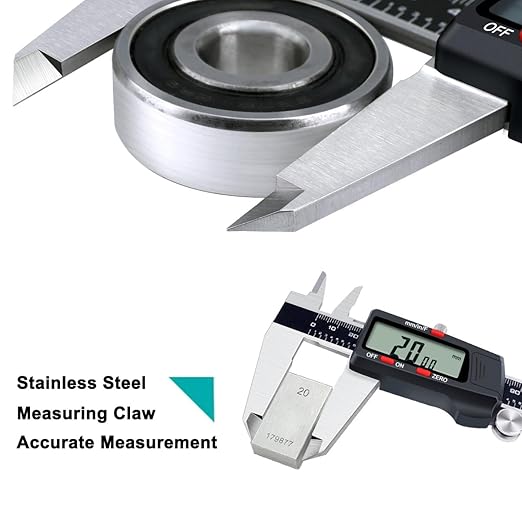 Kynup Digital Caliper, 8 Inch Micrometer Caliper Tool, Vernier Caliper