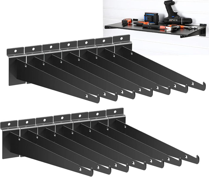 16 Inch Slatwall Shelf Bracket (14 Pack)