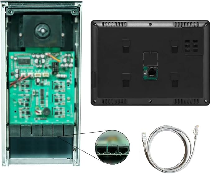 AMOCAM Upgrade Versions 2 Units Apartment Intercom System 7 inch Touch Monitor