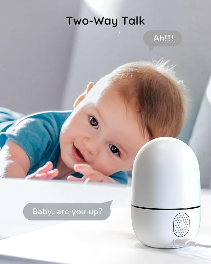 virtavo XD1 Indoor Pet & Baby Camera, No Subscription Required, Dual-Lens...