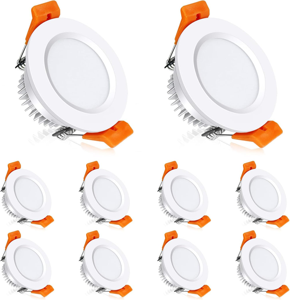 inShareplus 2 Inch LED Recessed Lighting, Downlight Dimmable 3W, 3000K Warm (...