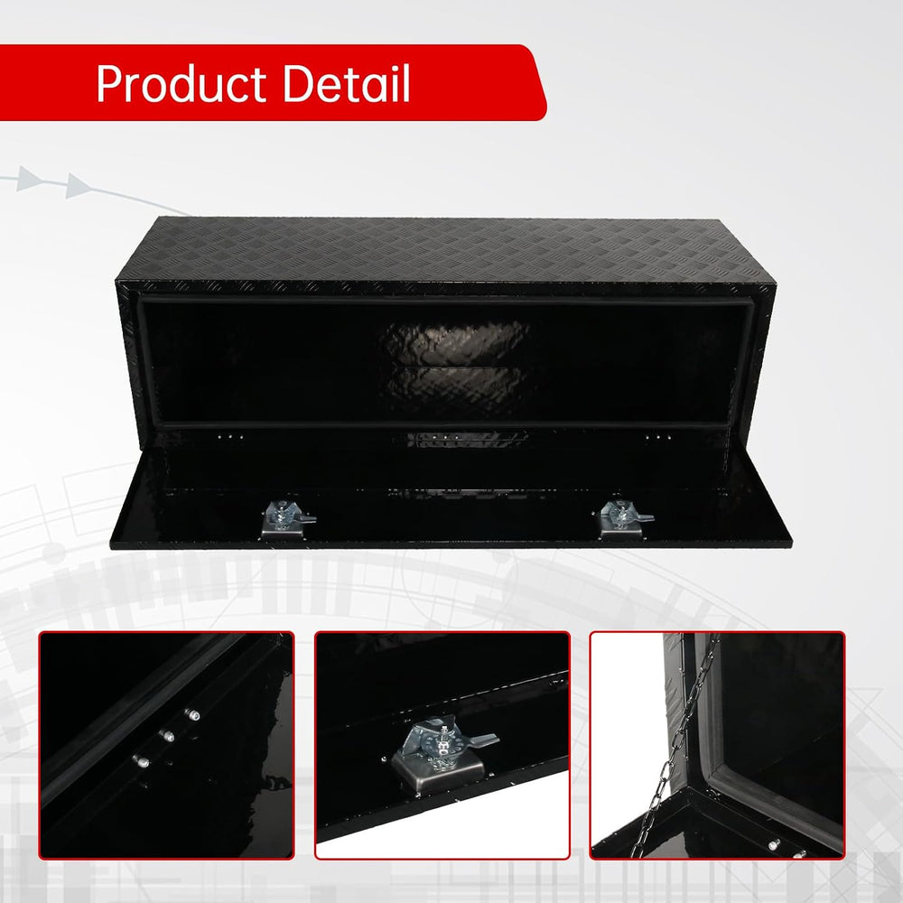 60'' Inch Aluminum Underbody Truck Box with T-Handle Latch
