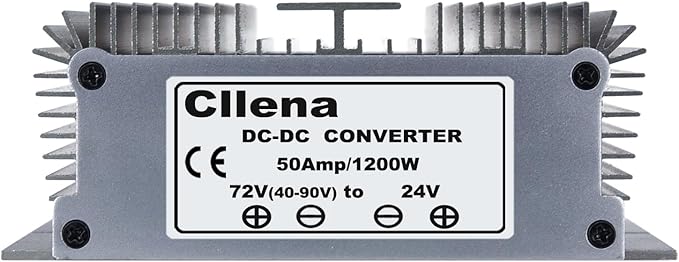 Cllena DC 40V-90V to 24V 50A 1200W Converter Voltage Regulator Reducer 48V 60V