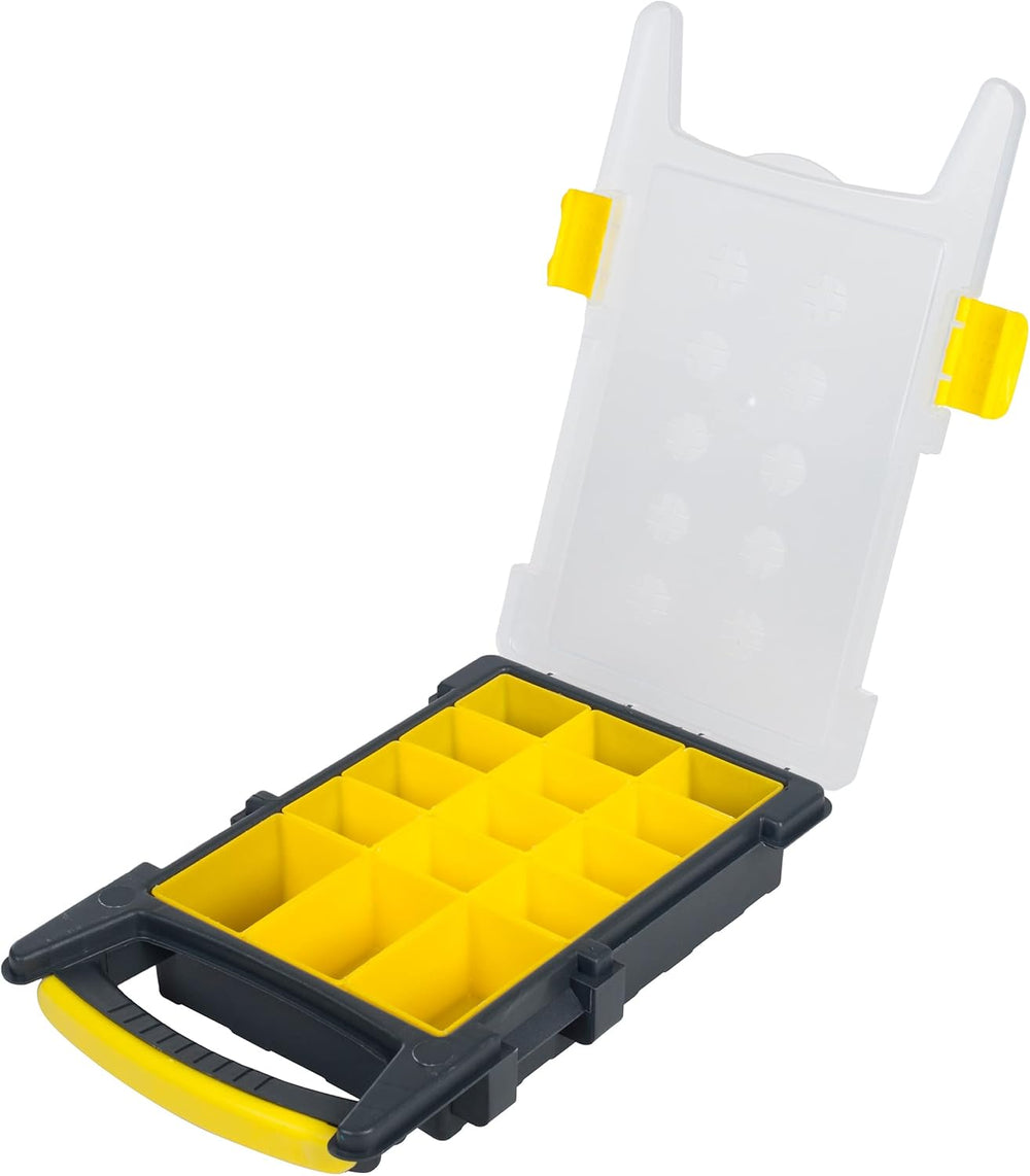 Stalwart Storage Organizer Tool Box Set, Yellow/Black, Set of 4