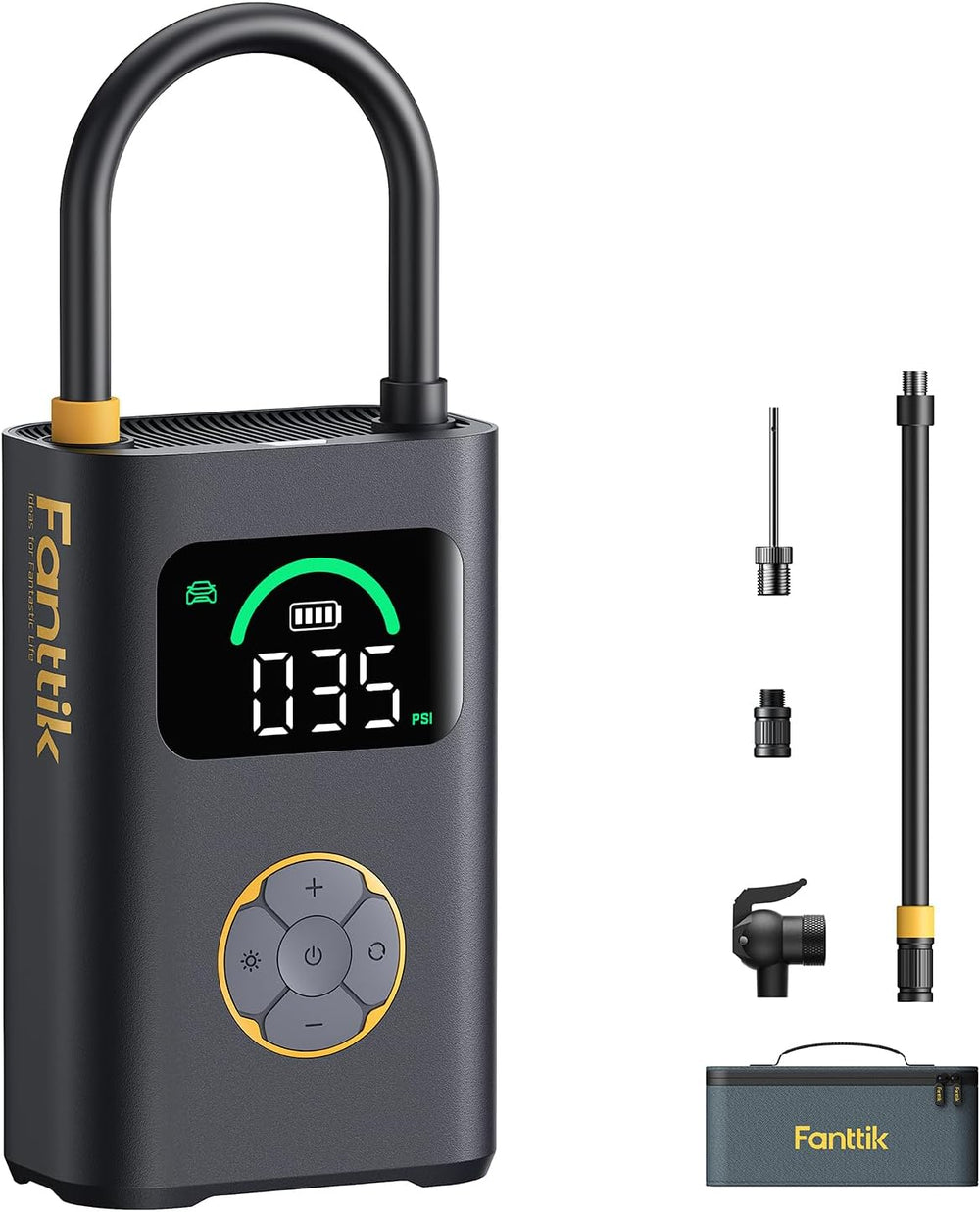 Fanttik X10 Pro Max 150PSI Tire Inflator for SUV, 36s Fast Inflate Air Pump