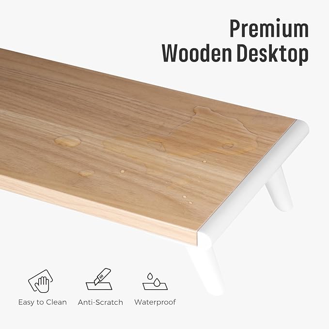 loukin Monitor Stand Riser for Desk, 22.4" x 8.3" Larger Computer S...