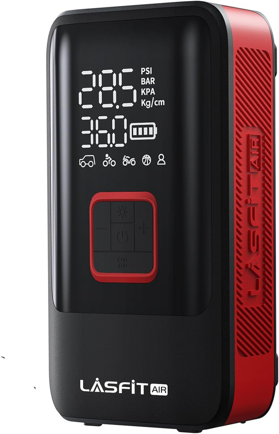 LASFIT TK1 Tire Inflator Portable Air Compressor, Cordless Tire Air Pump for ...