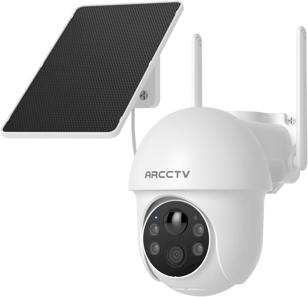 ARCCTV Solar Security Cameras Wireless Outdoor 4MP 2.5K HD