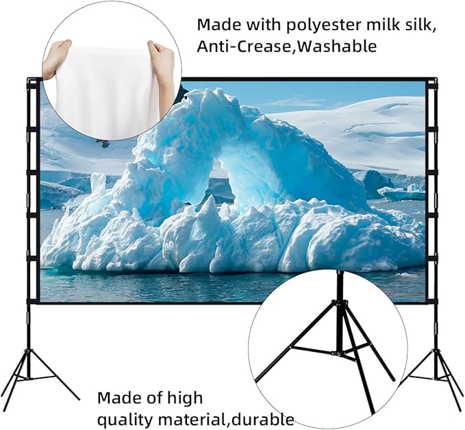TOWOND Outdoor Projector Screen