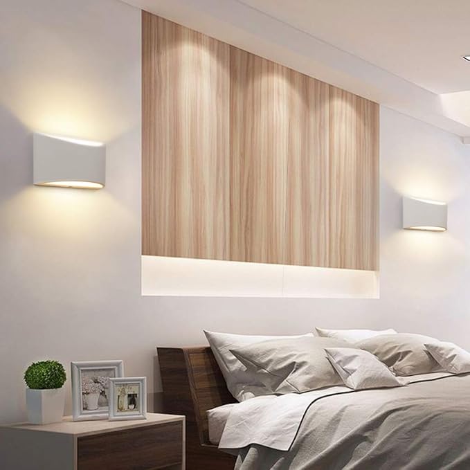 Aipsun Aluminum Modern Indoor LED Wall Sconce Hardwired Interior Wall Lights ...