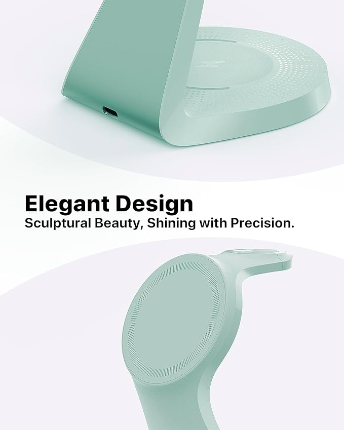 3 in 1 Charging Station for Apple Devices, Mag-Safe Charger Stand Fast Charging